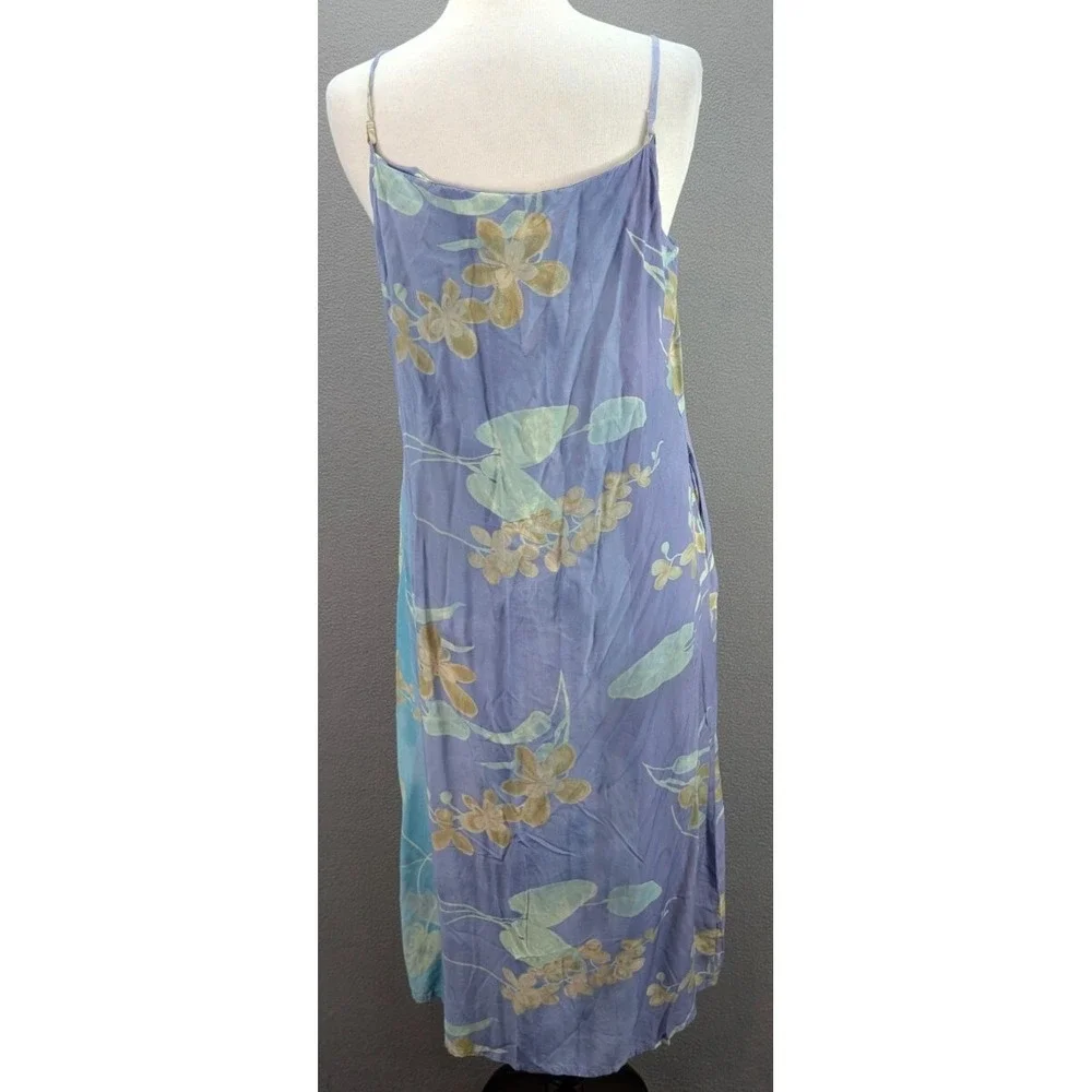 Chilli Peppers Dress‎ Womens Size M Beach Cover Up Floral Midi Vacation Summer